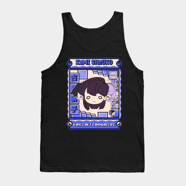 Komi Shouko - Komi Can't Communicate Tank Top by InalZ